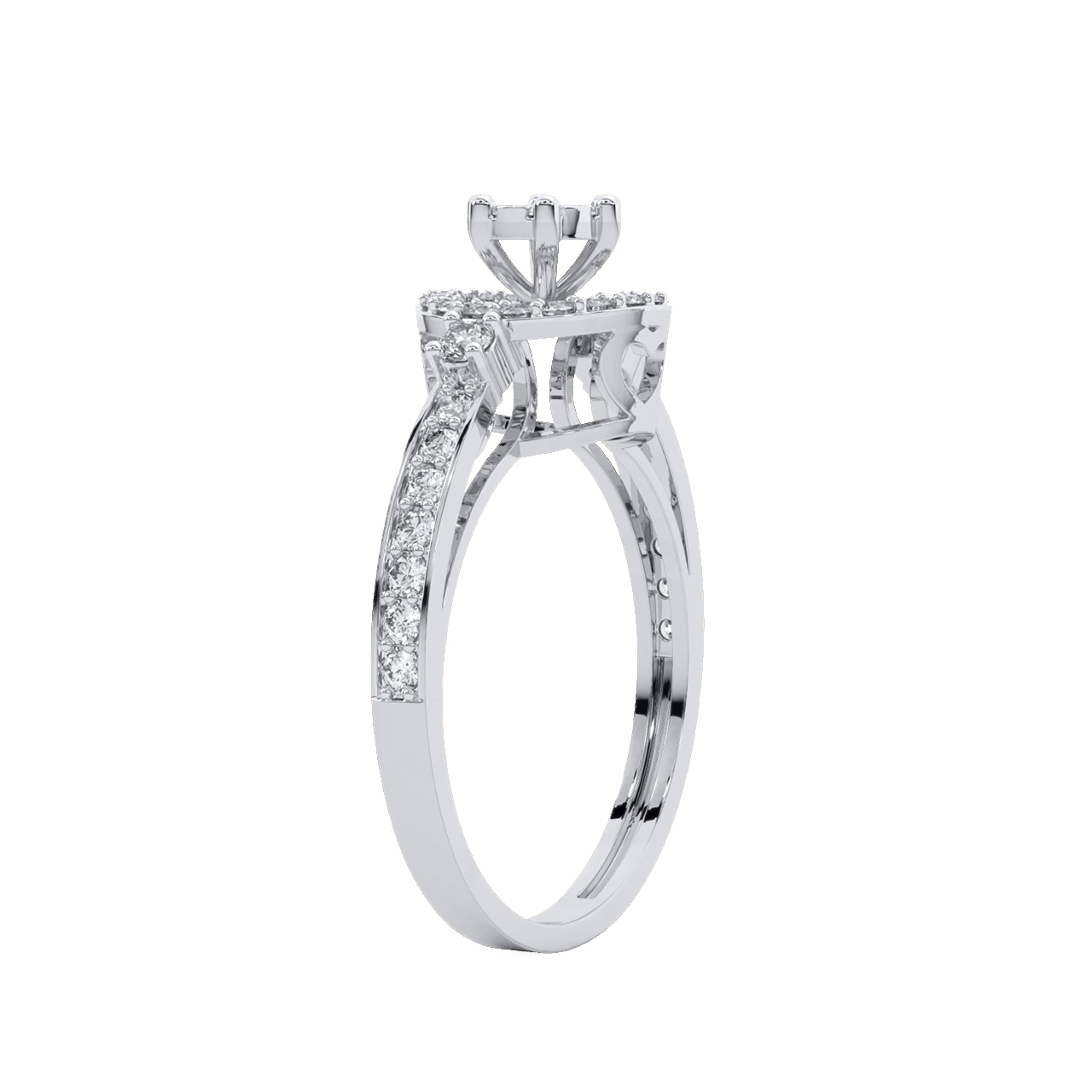 Lucy Round Diamond Engagement Ring